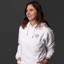 Lade das Bild in den Galerie-Viewer, ZohusRheinmanufaktur_Damen_CCAA_Herzschlag_Hoodie_weiss
