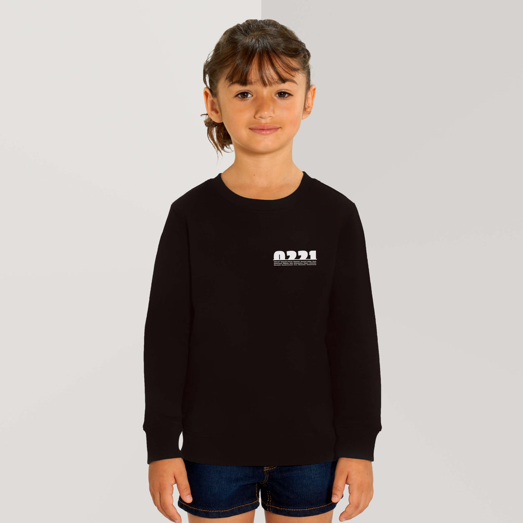 Zohus Rheinmanufaktur 0221  Sweater Kinder schwarz