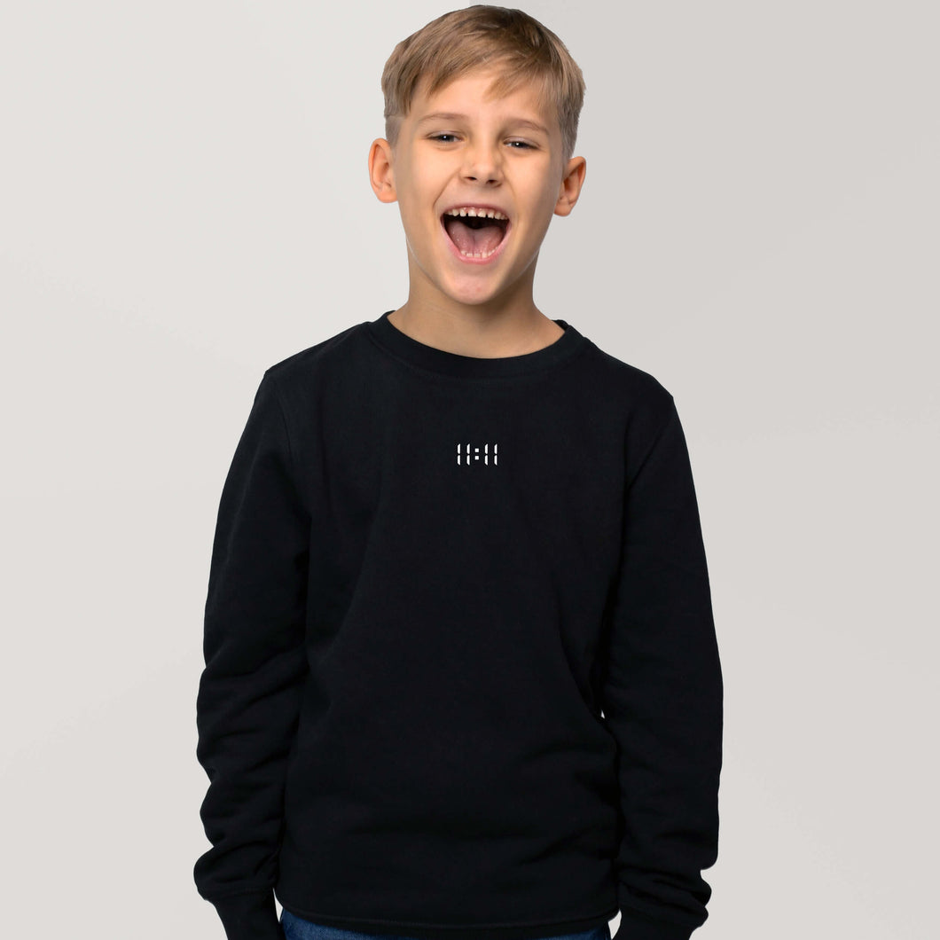 Zohus Rheinmanufaktur 11:11  Sweater Kinder schwarz