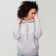 Lade das Bild in den Galerie-Viewer, Zohus Rheinmanufaktur Multikulturell Hoodie Damen grau
