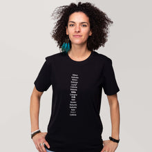 Lade das Bild in den Galerie-Viewer, Zohus Rheinmanufaktur Multikulturell  T-Shirt Damen schwarz
