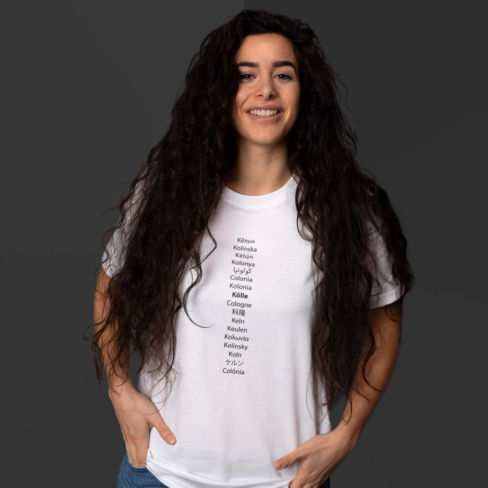 Zohus Rheinmanufaktur Multikulturell  T-Shirt Damen weiss